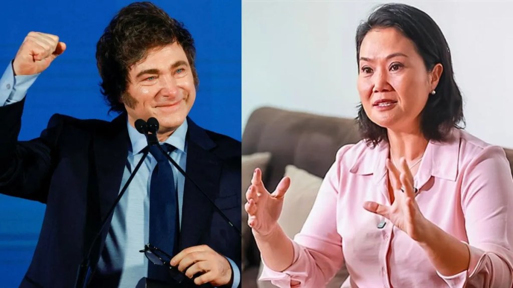 Milei felicitó a Keiko Fujimori y abrió una nueva&nbsp;etapa