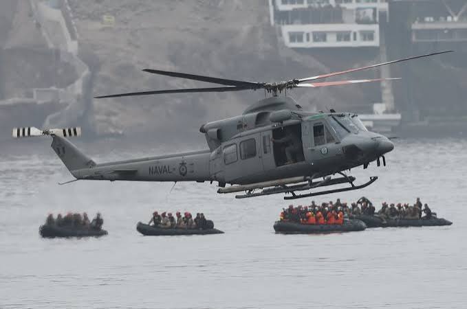 Las armadas de Perú, Estados Unidos y Chile simulan un rescate ante El Niño